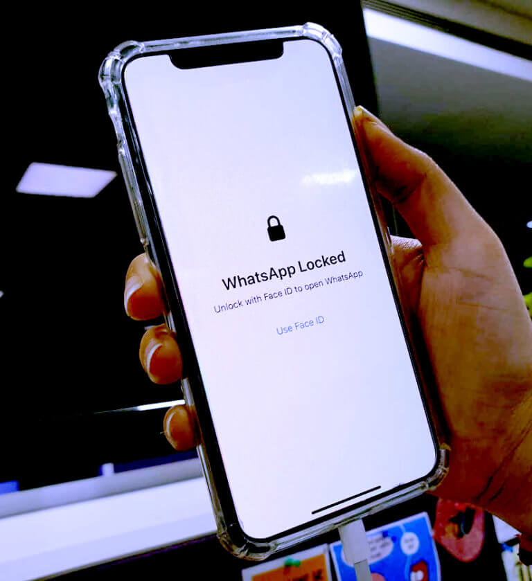 WhatsApp latest update – WhatsApp lock with Face ID and touch ID
