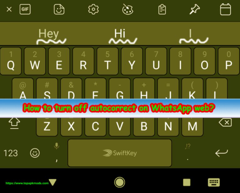 How to turn off autocorrect on WhatsApp web?