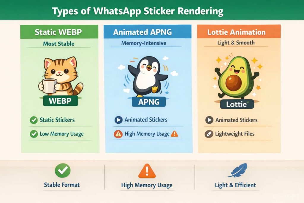 WhatsApp Sticker Rendering Pipeline