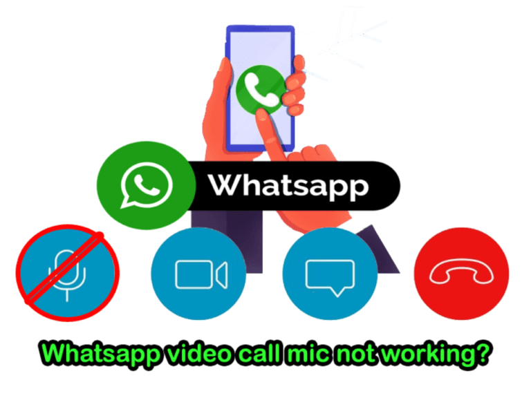 Whatsapp video call mic not working?