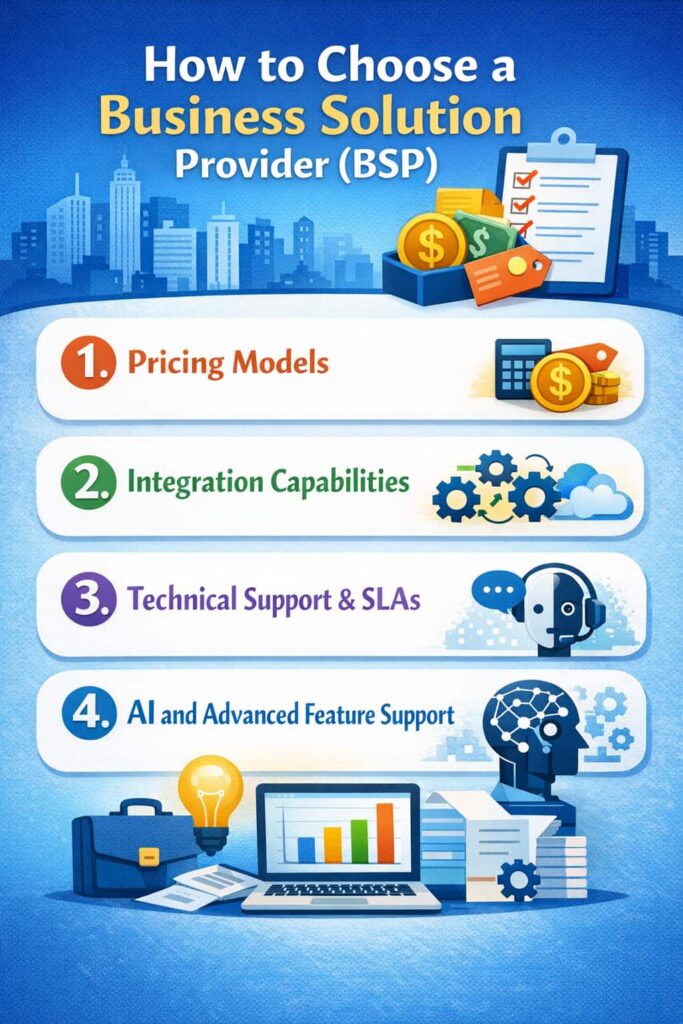 Choose a Business Solution Provider (BSP)